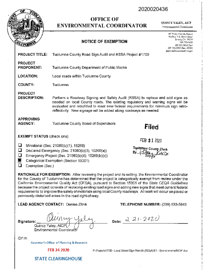 Fillable Online tuolumnecounty.ca.govAgendaCenterViewFileQuincy Yaley