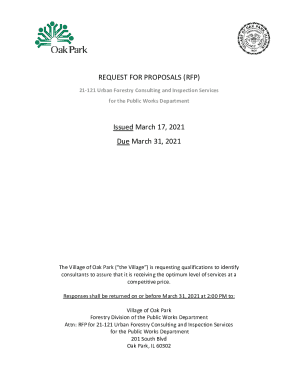www.oak-park.ussitesdefaultREQUEST FOR PROPOSALS (RFP) - oak-park.us