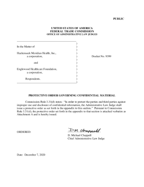 UNITED STATES OF AMERICA FEDERAL TRADE COMMISSION ... - FTC