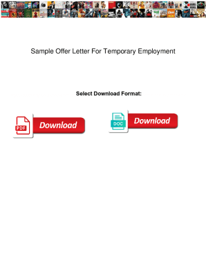 Sample Offer Letter For Temporary Employment. Sample Offer Letter For Temporary Employment graitec