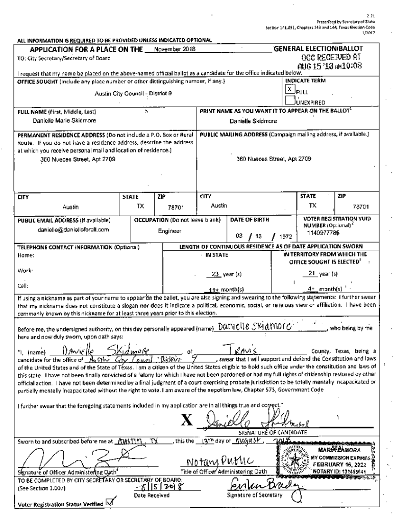 Form preview