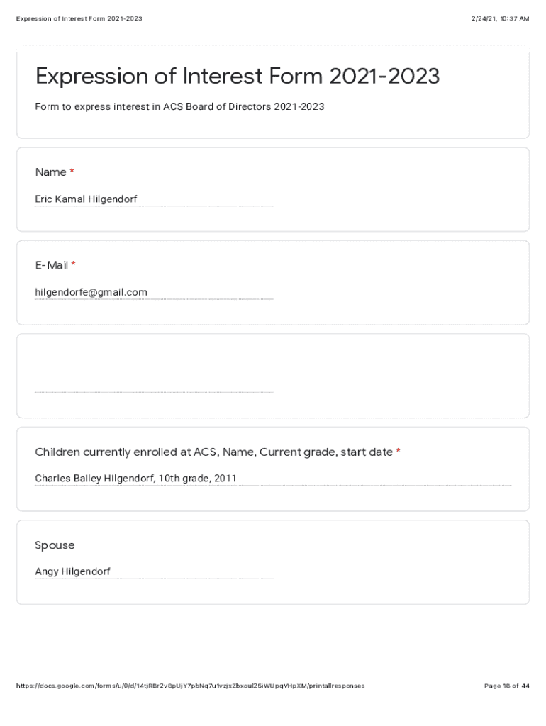 Form preview