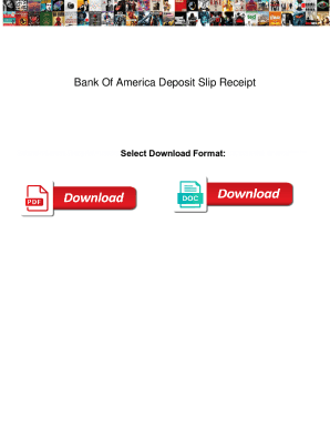 Printable Slip Deposit Bank Of America Florida