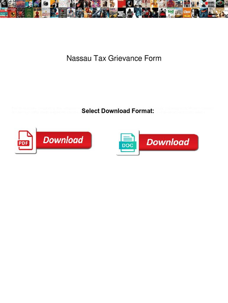 Fillable Online Nassau Tax Grievance Form. Nassau Tax Grievance Form menuetos Fax Email Print