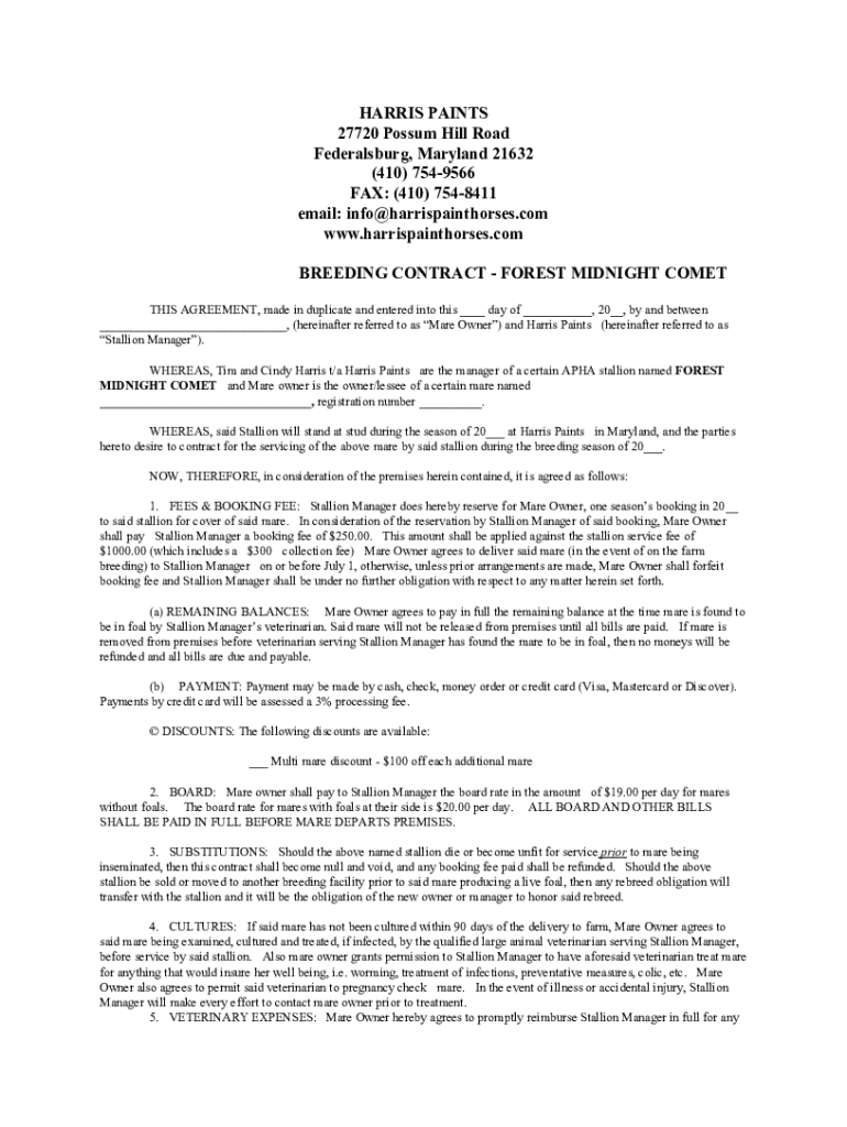 Fillable Online to Harris