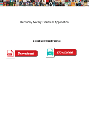 Notary Renewal Form Kentucky - Form : Resume Examples # ...