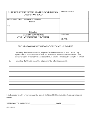 Fillable Online www yolo courts ca govCounty of Yolo HomeSuperior Fillable Online www yolo courts ca govCounty of Yolo HomeSuperior