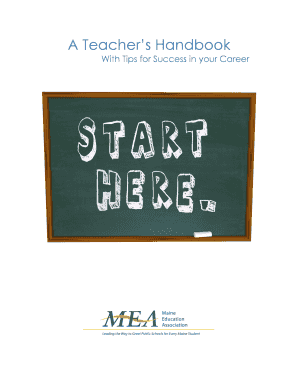 Teacher's Handbook with Career Tips