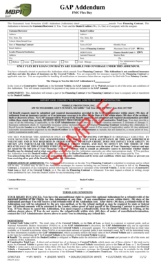 GAP Addendum for FMC Flex Buy