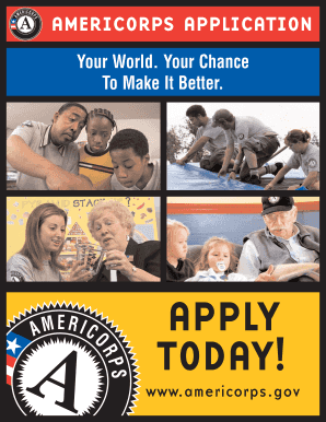 AmeriCorps Application Form