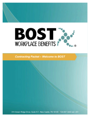BOST Advantage Card Contracting Packet