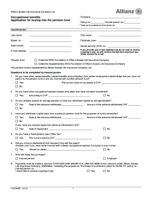 Anmeldung zum Kauf von Leistungen