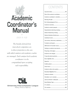 Professional Acknowledgment Form