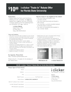i>clicker Trade-In Rebate Form