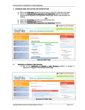 Application to Register a New Business