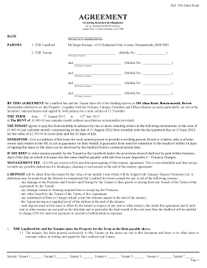 UK Assured Shorthold Tenancy Agreement