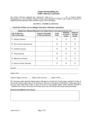 Vendor Allowance Agreement Form (00051334).DOC. 00051334.DOC; 1