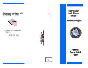 Formal Complaint Form