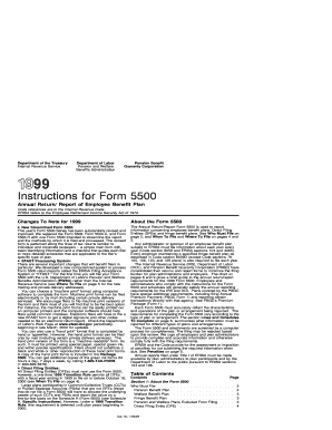 Instructions for Form 5500