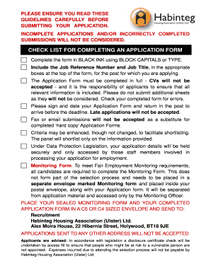 Employment Application Form