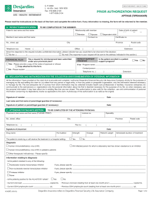 Formulaire de réclamation d'assurance collective - Santé