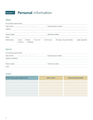 Personal Asset and Document Inventory