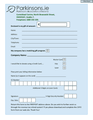 Charity Donation Form