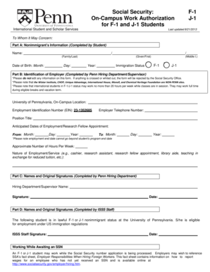 On-Campus Work Authorization for F-1 and J-1 Students