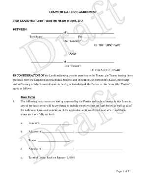 Commercial Lease Agreement