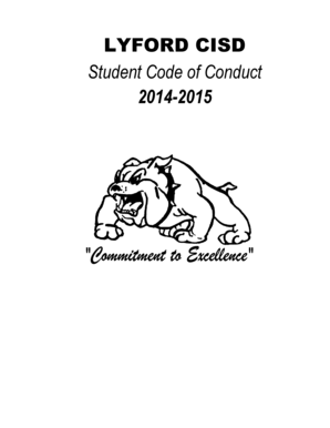 Student Code of Conduct Acknowledgment