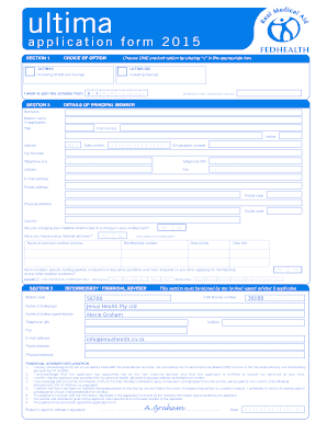 Fedhealth Medical Scheme Application Form 2015