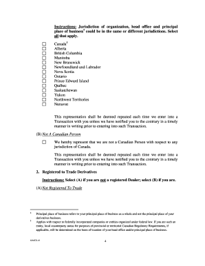 Canadian Representation Letter for Trade Reporting