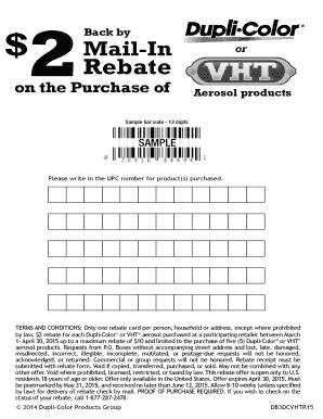 Dutch Boy Dirt Fighter Rebate Form