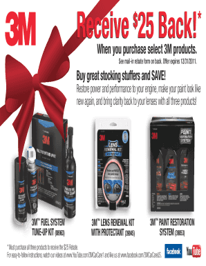 3M Holiday Rebate Form