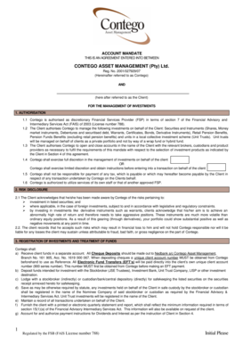 Investment Management Agreement