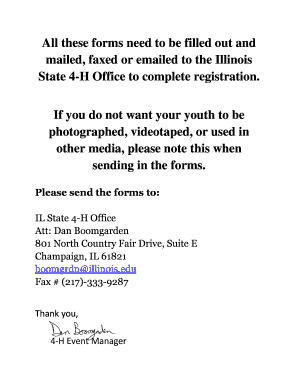 4-H Great Debate Conference Emergency Medical Form