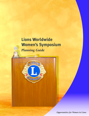 Lions Worldwide Women's Symposium Planning Guide