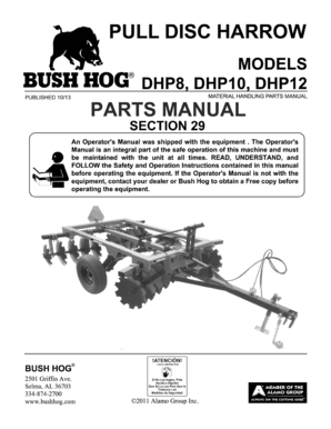 Bush Hog Limited Warranty