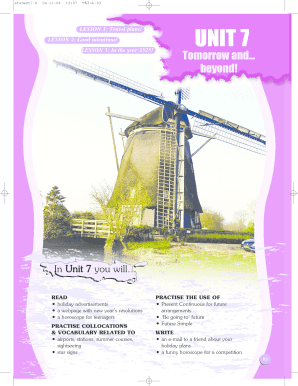 Travel Plans Worksheet