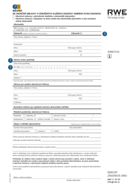 Gas Supply Contract Termination Proposal