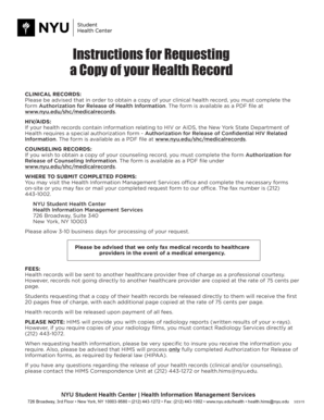 Authorization for Release of Health Information
