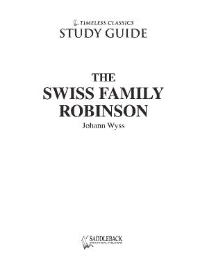 Swiss Family Robinson Study Guide