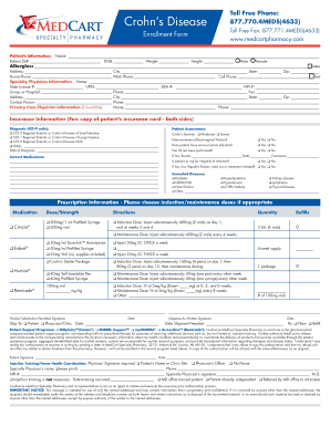 Crohn's Disease Enrollment Form