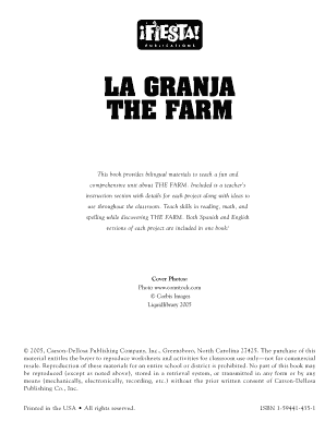 The Farm Educational Workbook