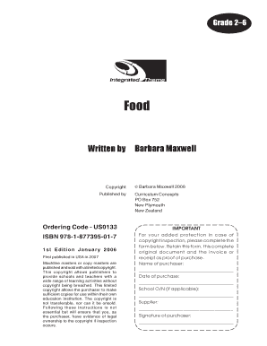 Food Education Activity Book