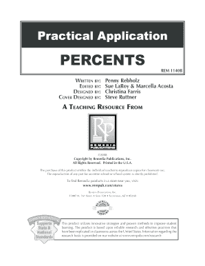 Practical Application Percents