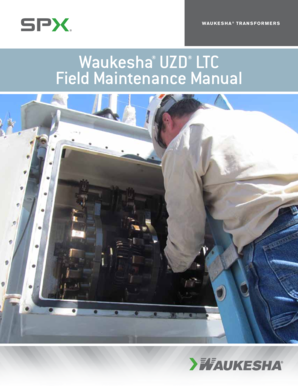 Waukesha UZD LTC Field Maintenance Manual