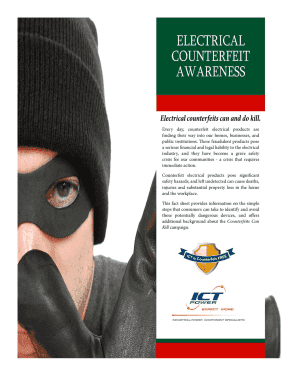 ICT Counterfeit Free Program Certificate of Conformance