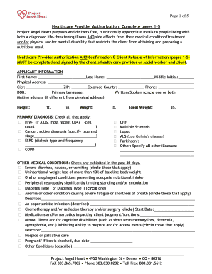 Healthcare Provider Authorization Form