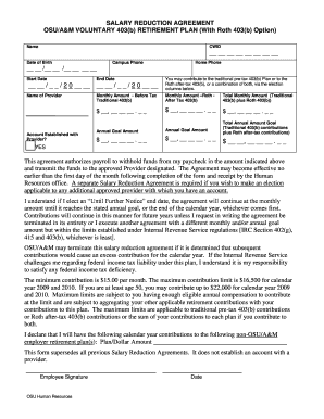 OSU/A&M Voluntary 403(b) Retirement Plan